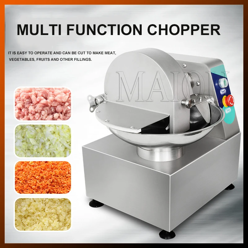 Commercial High-speed Chopping And Mixing Machine Scallion, Ginger, Garlic, Chili Dumplings, Meat Fillings, Meat Products, Veget