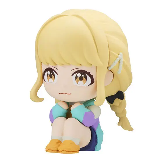 Bandai Genuine Gakuen Idolm@ster Action Figure Shinosawa Kotone Fujita Tsukimura Gashapon Sitting Posture Doll Ornament Original