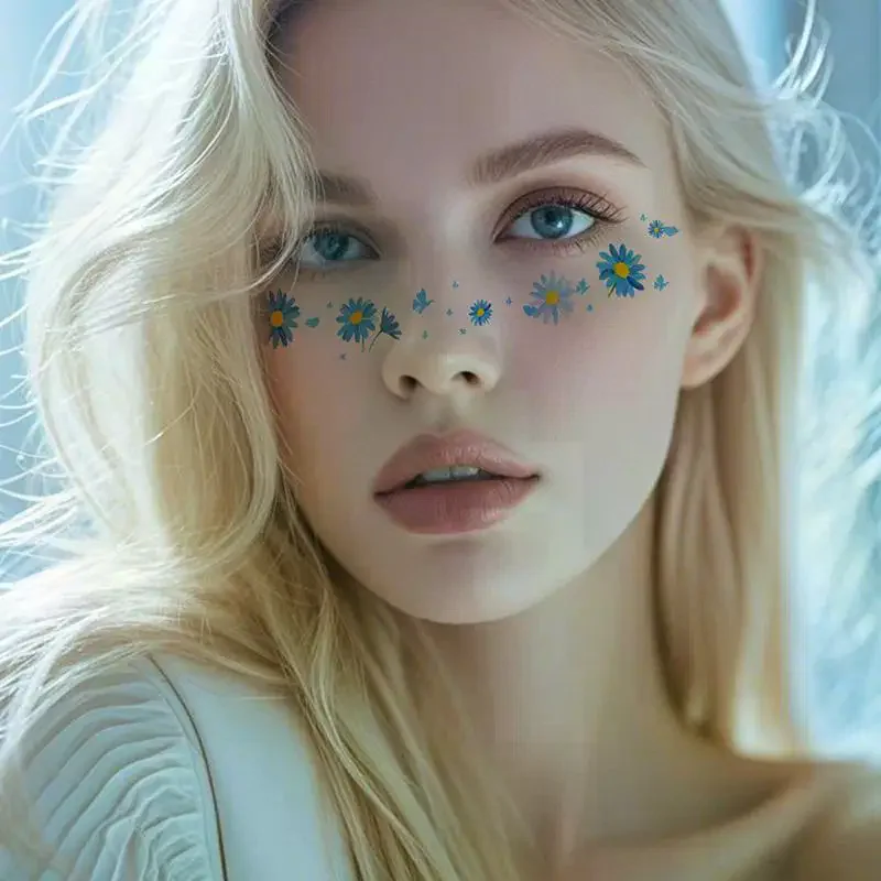 6PCS Custom Standard New Glitter Butterfly Waterproof Scrapbook Stickers High-end Refrigerator Magnets Fashionable Sticker