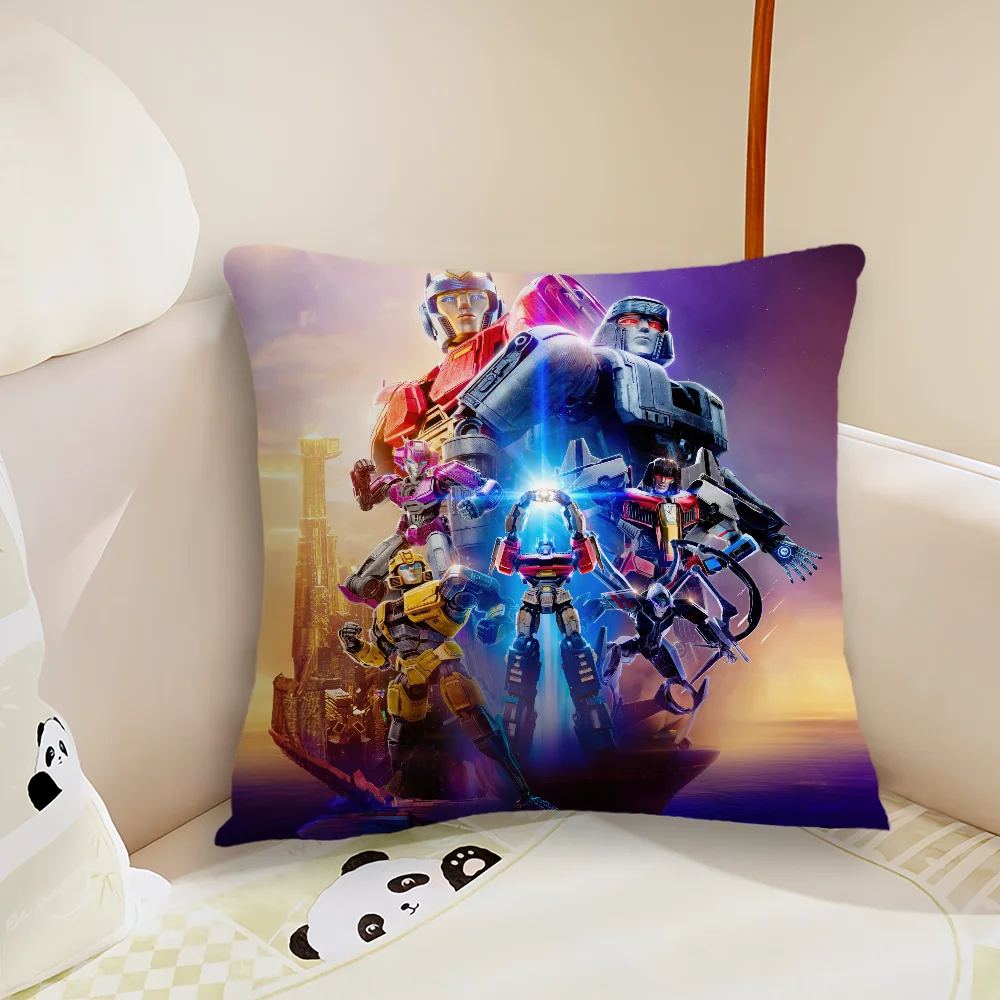 Movie T-Transformers One Pillow Case Living Room Sofa Cushion Cover Suitable For Home Bedroom Room Decoration