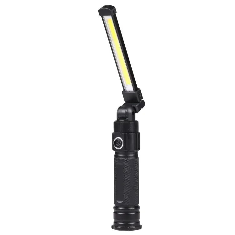 Waterproof 360 Rotatable Emergency Camping Lantern Portable Led Cob Keychain Working Light With Magnet
