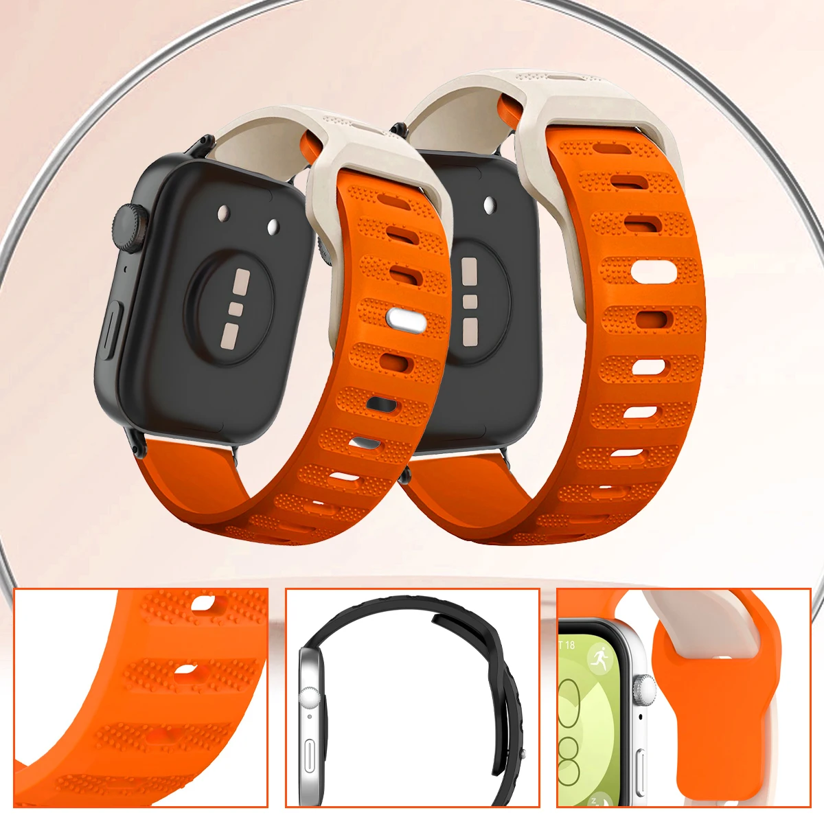 Correa de silicona para reloj inteligente, pulsera deportiva para Huawei Watch Fit 3, accesorios de pulsera