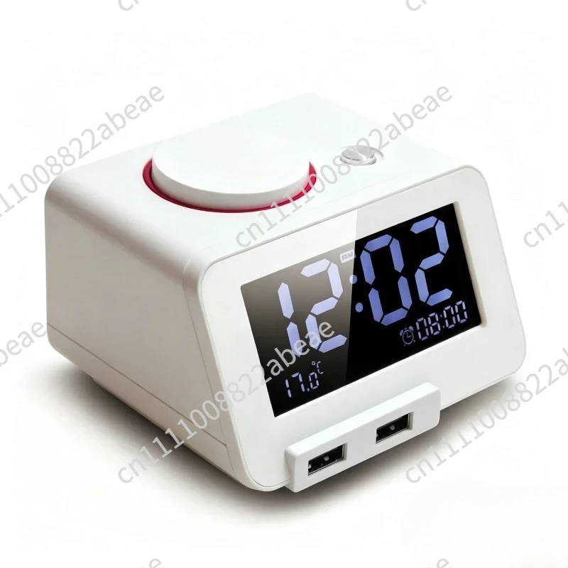 Alarm clock, super loud student deaf vibration, silent vibration, wake-up artifact, small audio alarm