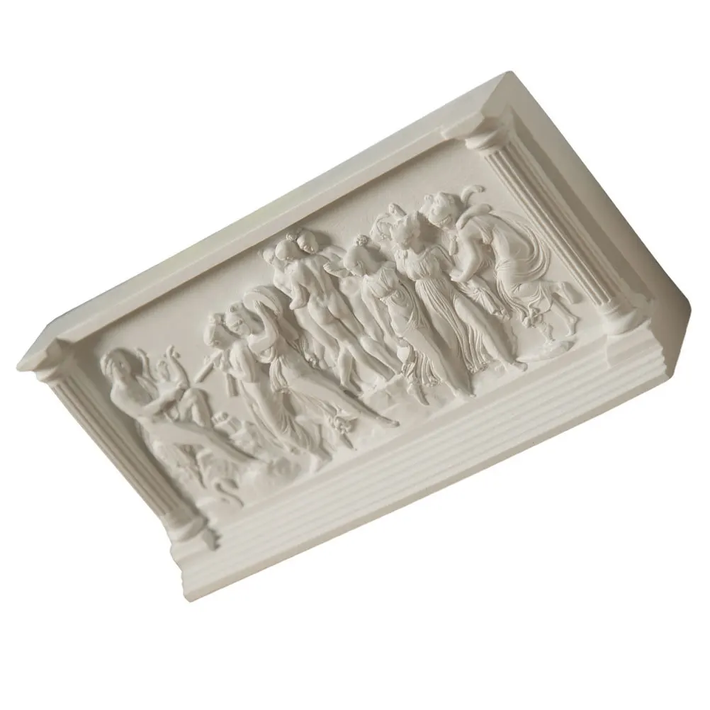 

Resin Goddess Statue Exquisite Desktop Ornament Relief Sculpture Vintage Design Home Office Decor Resin Goddess Statue