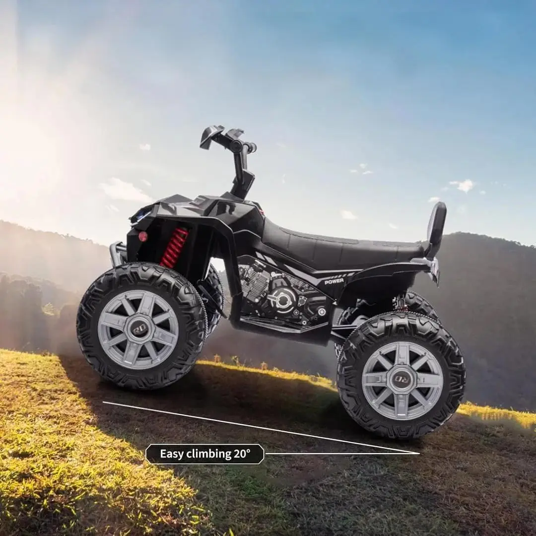 24V Kids Electric ATV 4-Wheeler (2-Seater) Ride on Car Toy with Dual 550w Motor Off-Road with LED Lights & Music Player 3-8Years