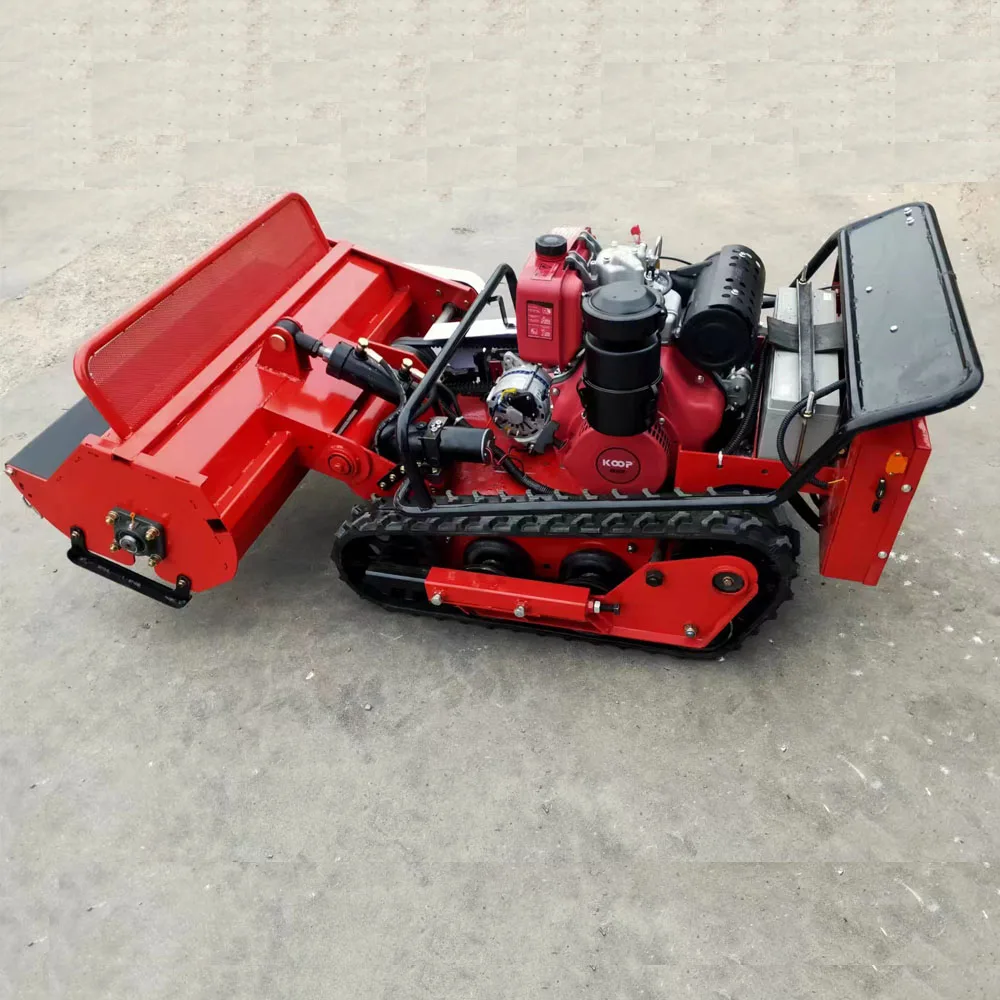 تخصيص بالجملة البنزين جزازة العشب الديزل لمزرعة بستان السد الصناعية 800 و 1000 مللي متر جزازة الكتف التحكم عن بعد جزازة العشب