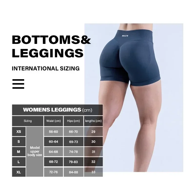 NVGTN Impact Shorts Seamless Half Pants Women Soft  Fitness Outfits Yoga Pants Gym Running Bike Wear