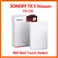 Sonoff TX Ultimate T5 120 US 1 2 3 Gang Smart Wifi Touch Wall Switch Full Touch Access Smart LED Light Voice Control Via eWelink