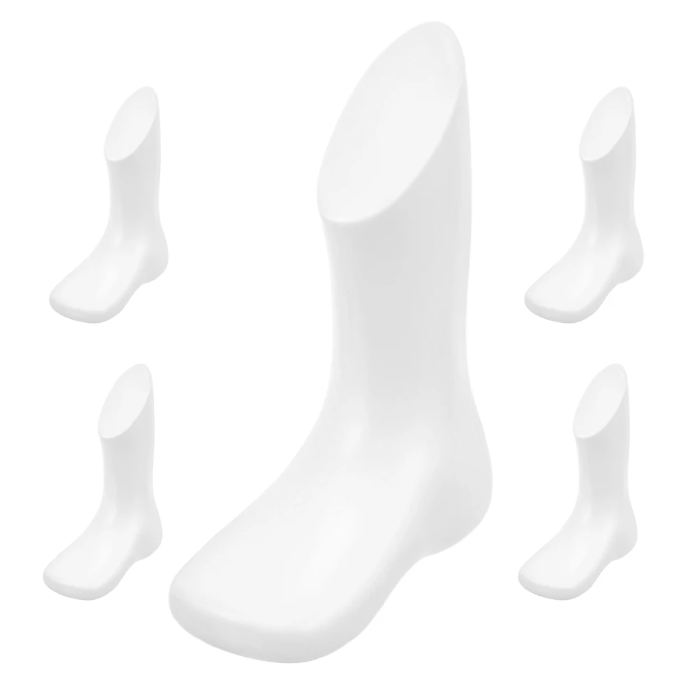 

5Pcs Baby Foot Mannequin Lightweight Infant Feet Display for Baby Socks Shoes Retail Shop Children Foot Mannequin