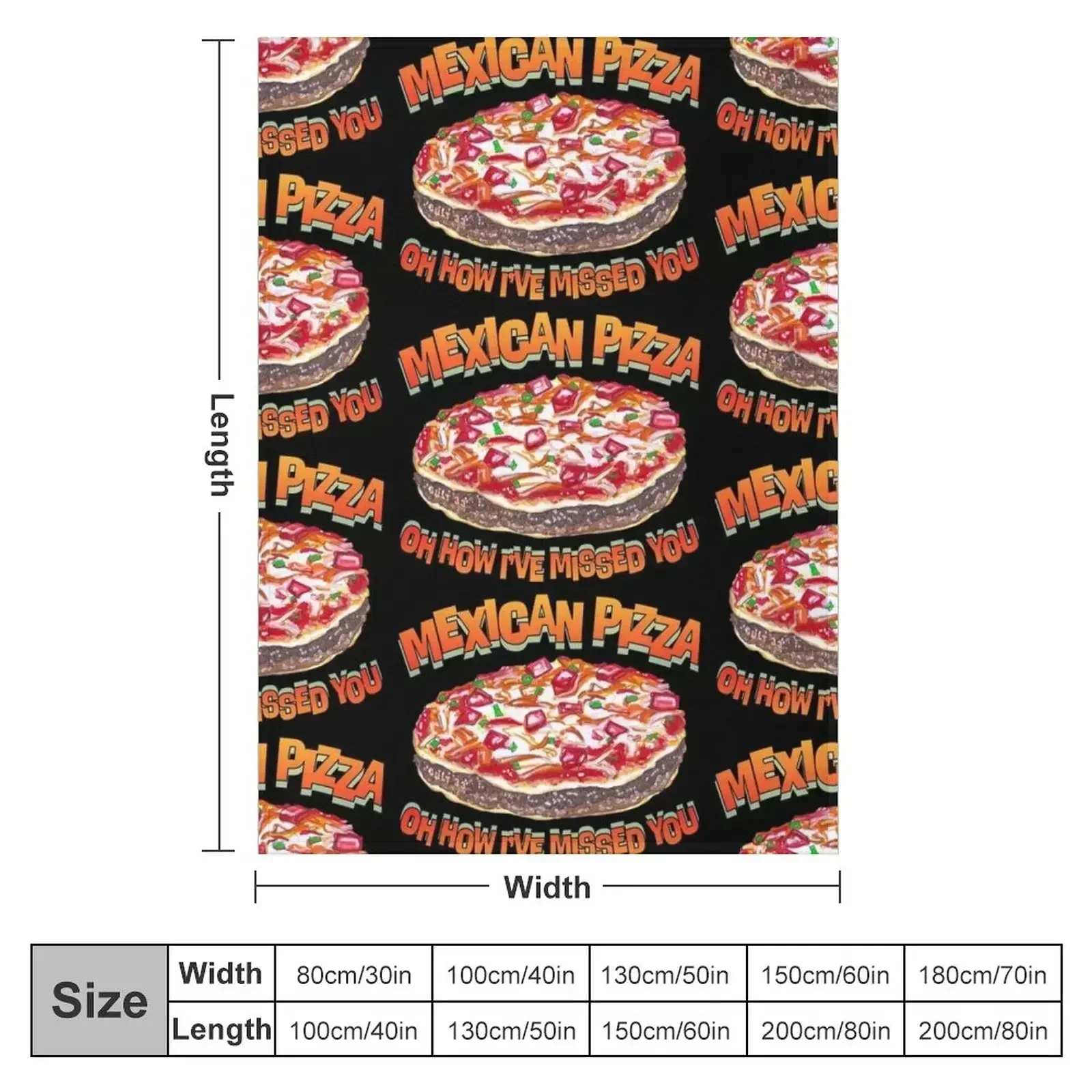 Mexican Pizza Throw Blanket Luxury Designer Moving Sleeping Bag cosplay anime sofa bed Picnic Blankets