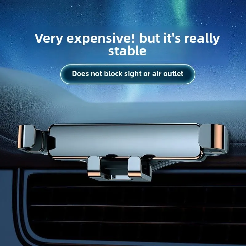 

Super Stable Car Mobile Phone Holder Snap on Gravity Induction Fixed Support Frame Car Out of Trend GeneralNavigationPhoneHolder