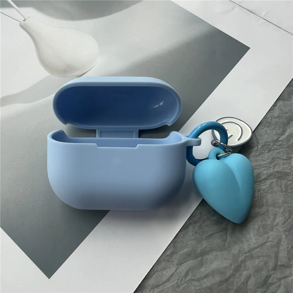 Cute Cartoon Silicone Earbuds Cover For Samsung Galaxy Buds 3 Lovely Keychain Earphone Case For Samsung Galaxy Buds3 Pro