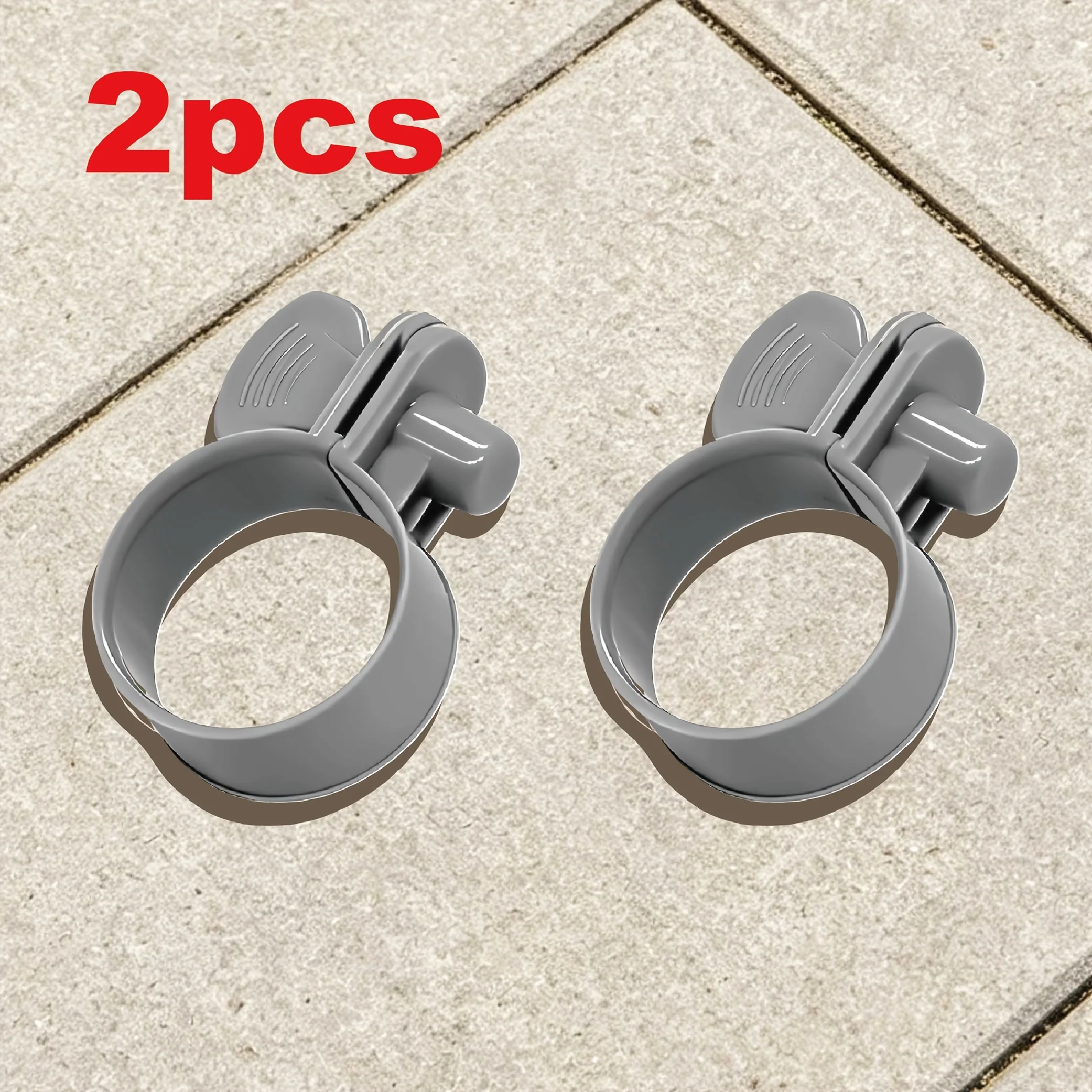 2Pcs Adjustable 32-38mm Pool Hose Clamps Plastic Leakproof Filter Pump Hose Holder Stable Pipe Connector For Intex Coleman Summe