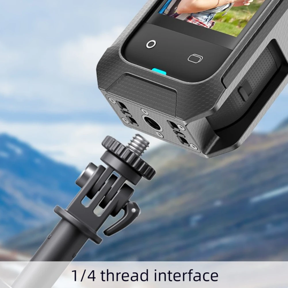 Защитная рамка для ПК, магнитная быстросъемная клетка для кроликов с креплением для холодного башмака, рамка для экшн-камеры Insta360 X5