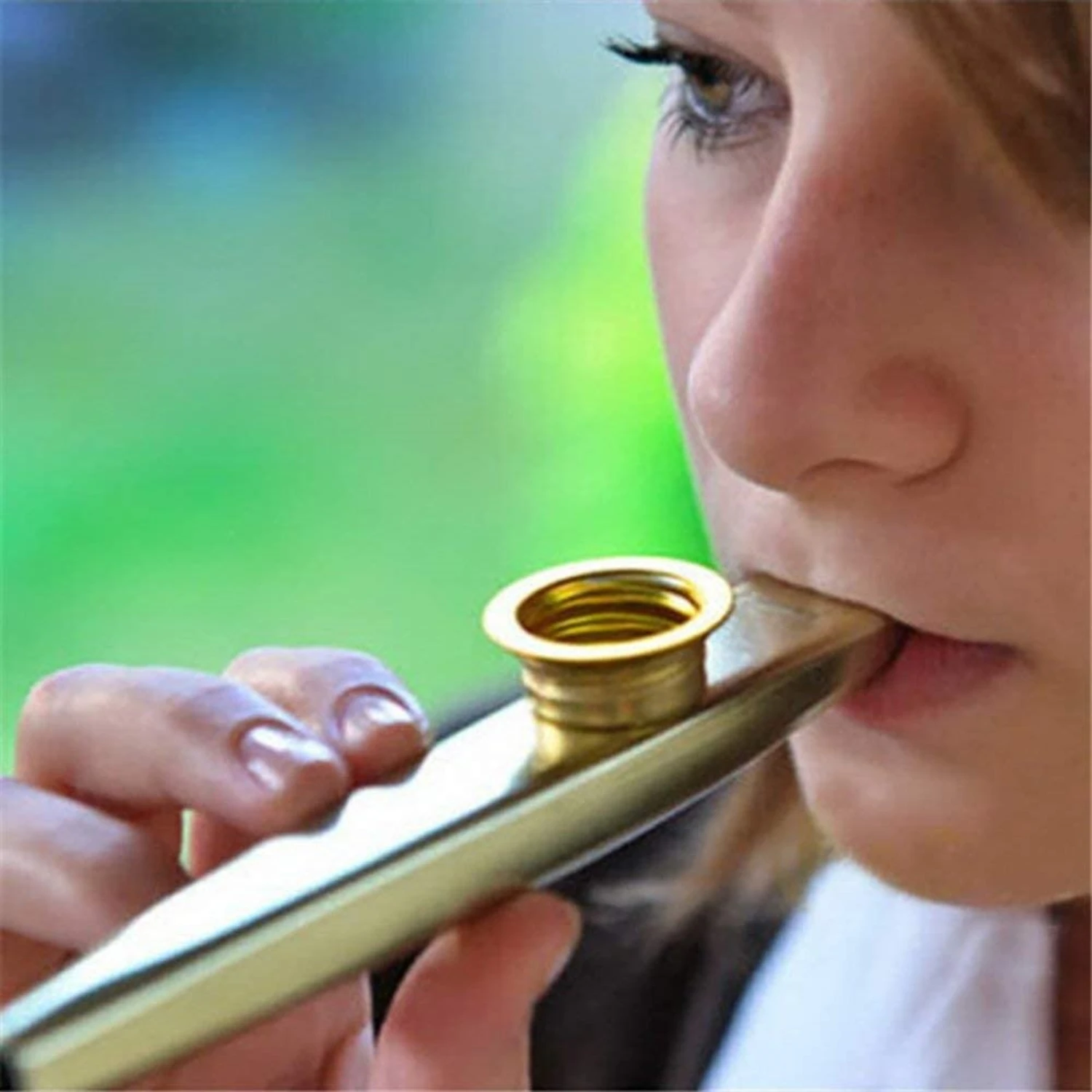 Metal Kazoo Musical Instruments Flutes Diaphragm Mouth Kazoos Musical Instruments Good Companion for Guitar