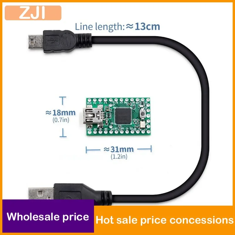 

Teensy 2.0 USB AVR Development Board Keyboard Mouse ISP U Disk Experiment Board teensy2.0