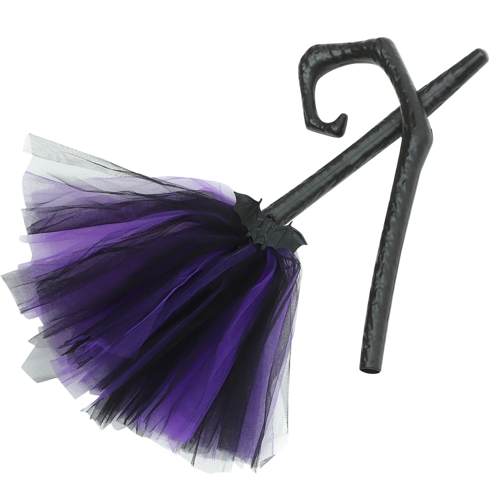 Accesorio de escoba de bruja para disfraz de fiesta de Halloween, palo de escoba de bruja, Cosplay, decoración del hogar, accesorio de Festival