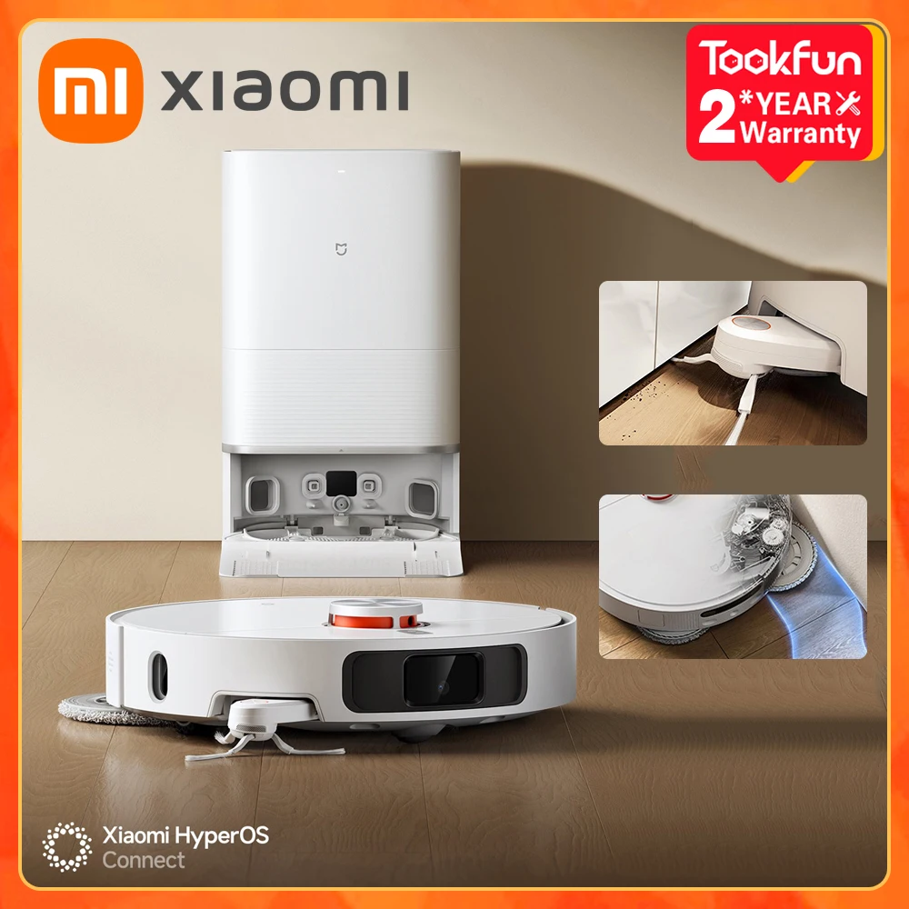 XIAOMI MIJIA M40 D110CN OMNI Infinite Robot MOP Staubsauger Home Schmutzentsorgungsmaschine Selbstreinigendes Haarschneiden Leerer Staub