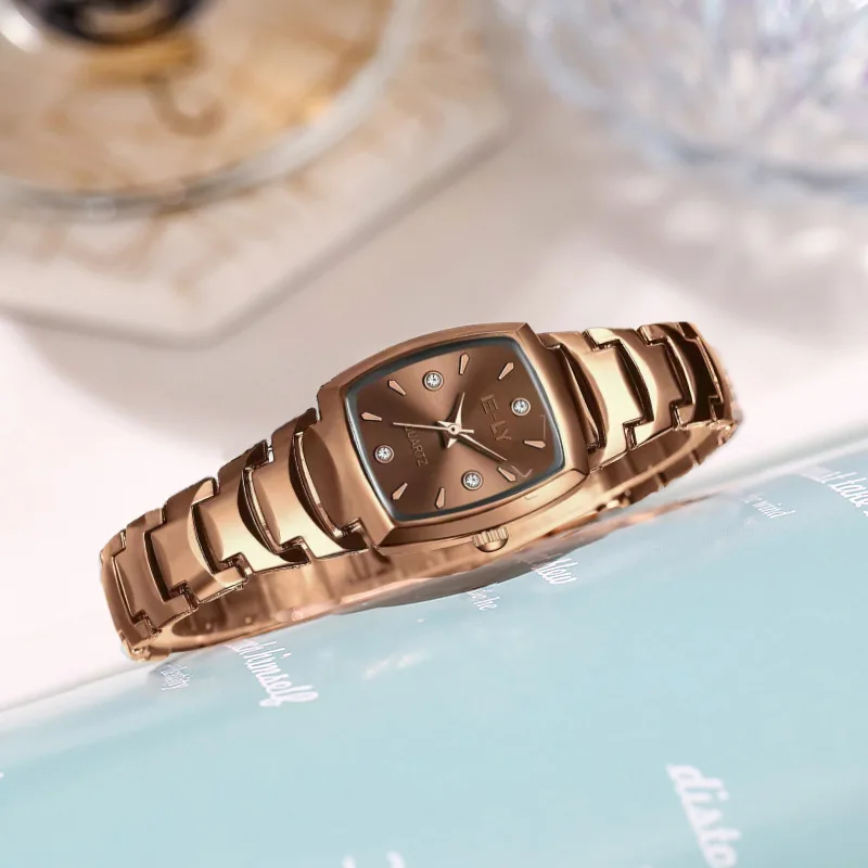 Stainless Steel Women Watch Simple Fashion Ladies Watches Quartz Elegant Luxury Rhinestone Female Wristwatch Gift Clock 2022