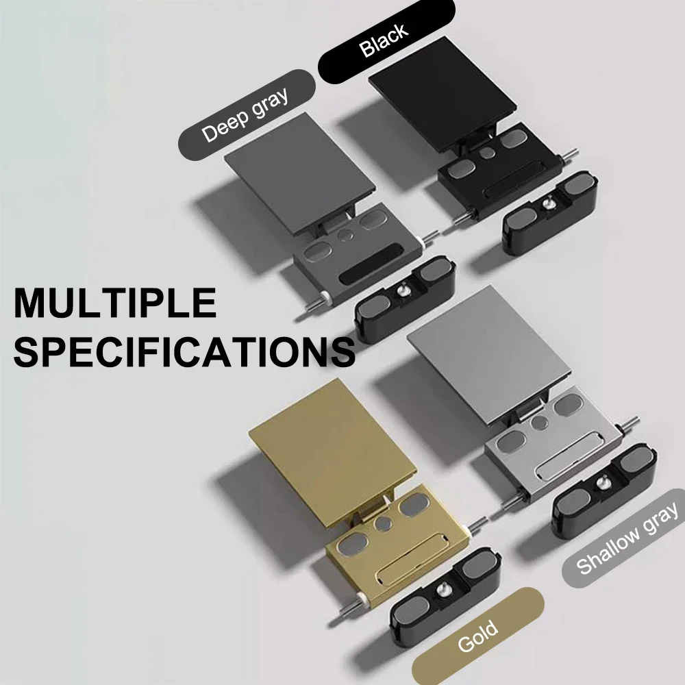 

Invisible Cabinet Hinge,Heavy Duty Zinc Alloy Hinge with Screws,Adjustable Damping Buffer Door Hinge Door Hardware