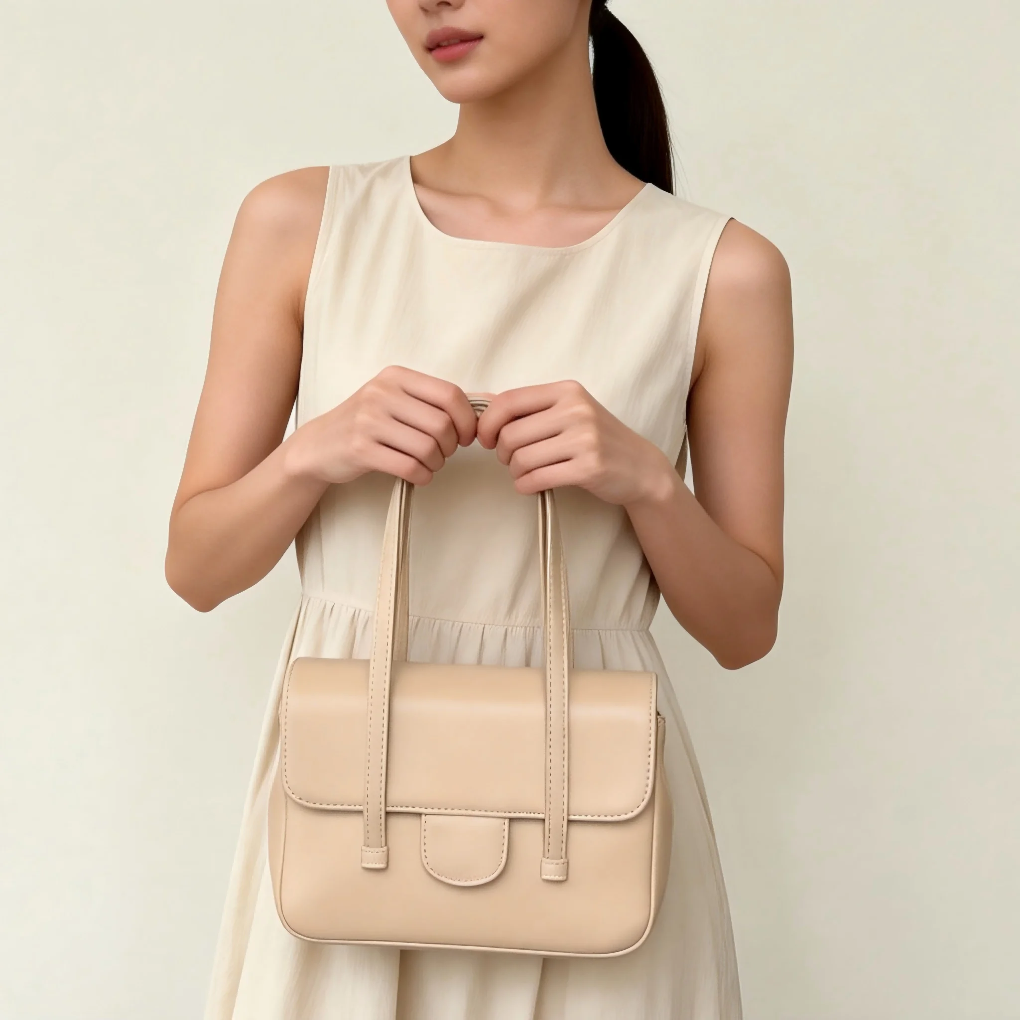 

Женская сумка из натуральной кожи, вместительная, стильный дизайн в корейском стиле, универсальная, из натуральной кожи, можно носить через плечо.