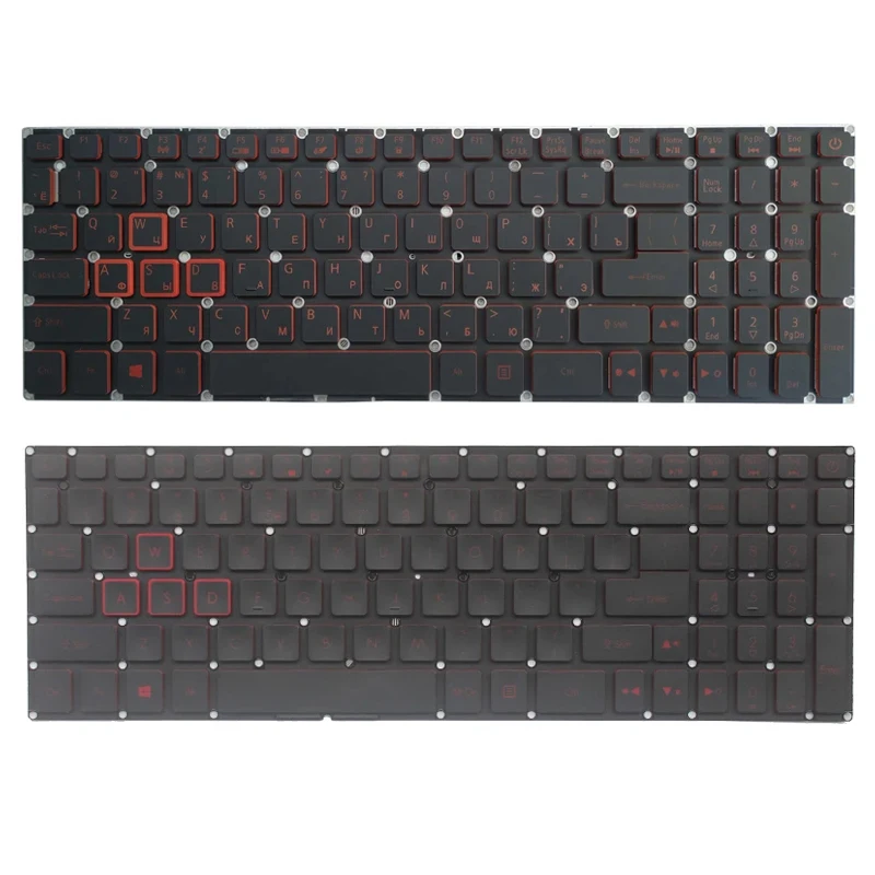 

NEW For Acer Nitro 5 AN515-41 AN515-42 AN515-41-F1XF laptop US Russian Keyboard backlit