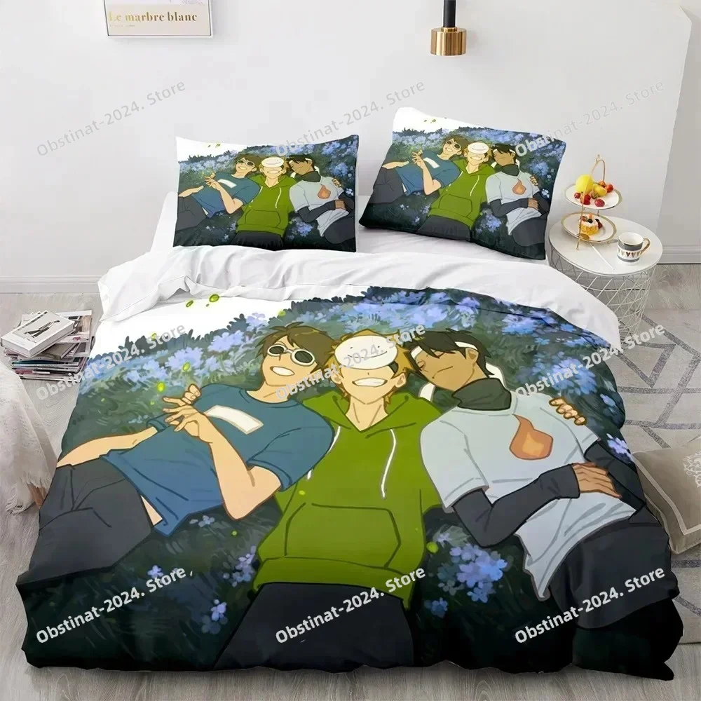 

GeorgeNotFound Merch Ranboo Dream Bedding Set Printed single Comforter Quilt Bed Cover Pillow Case 3 Pieces Sets Kids Adult Size
