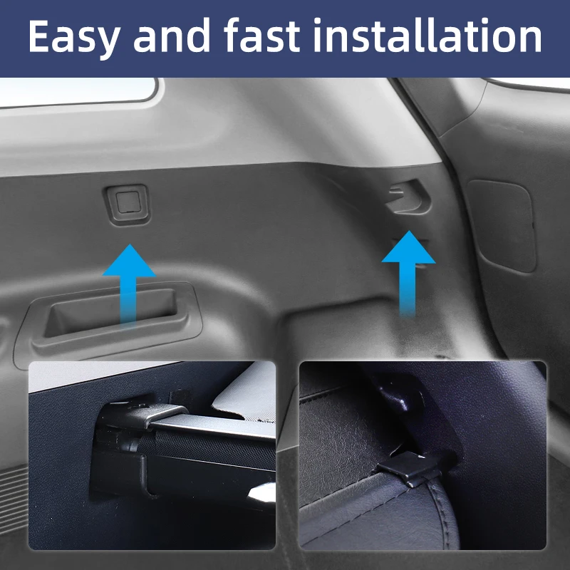 

For Changan CS75 Plus 2020-2024 Retractable Trunk Cargo Cover Parcel Rack Waterproof Shield Privacy Auto Interior Accessories