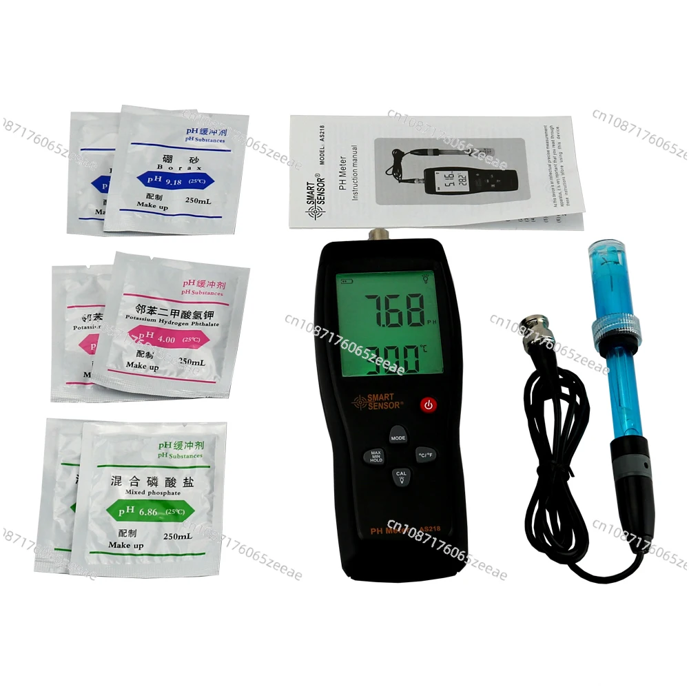 Smart Sensor  Laboratory Portable Pen Digital Ph Meter Water Quality Ph Tester Fish Tank Aquarium Ph Value AS218