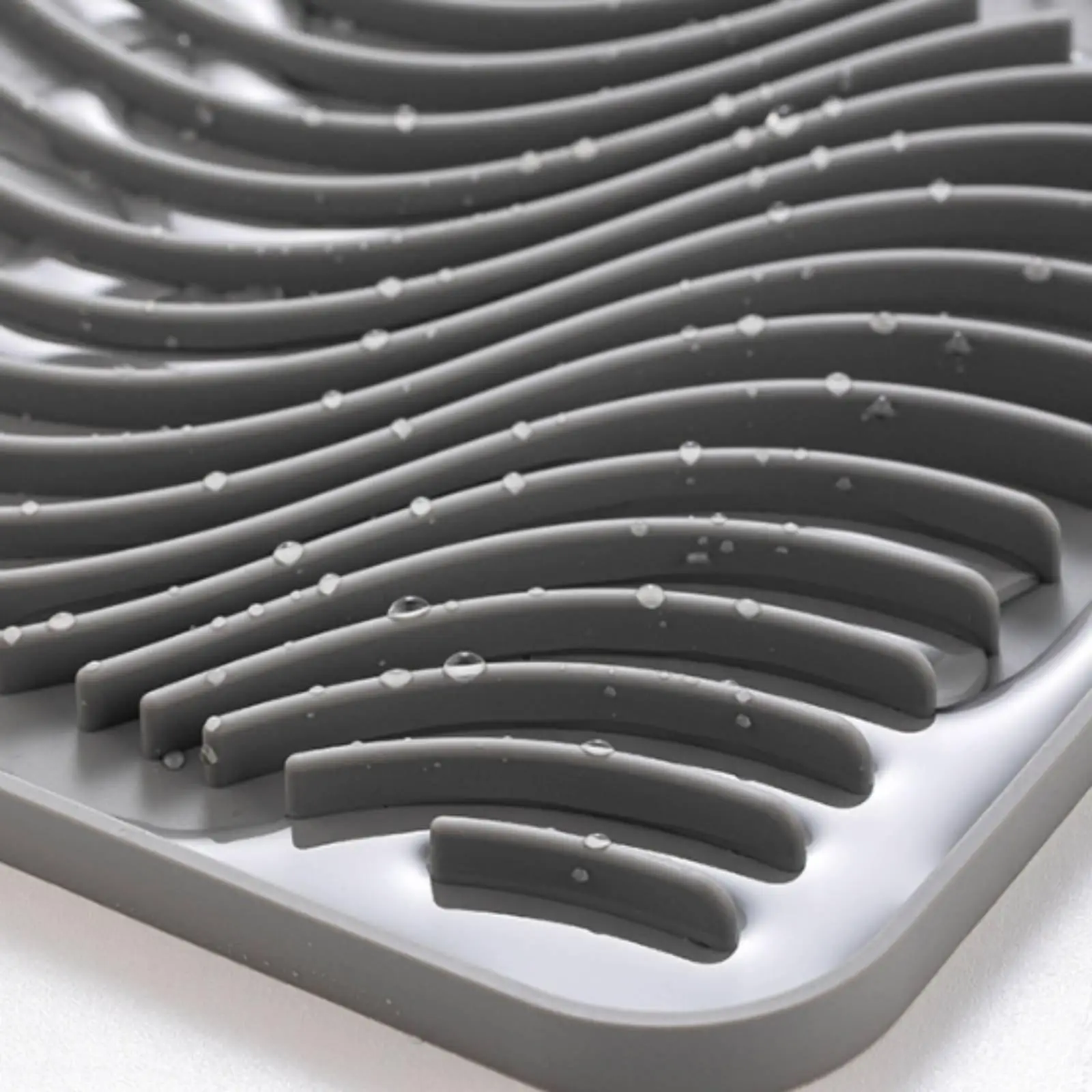 Sloped Draining Tray Multi-Purpose Kitchen Counter Draining Pad Foldable for Bar
