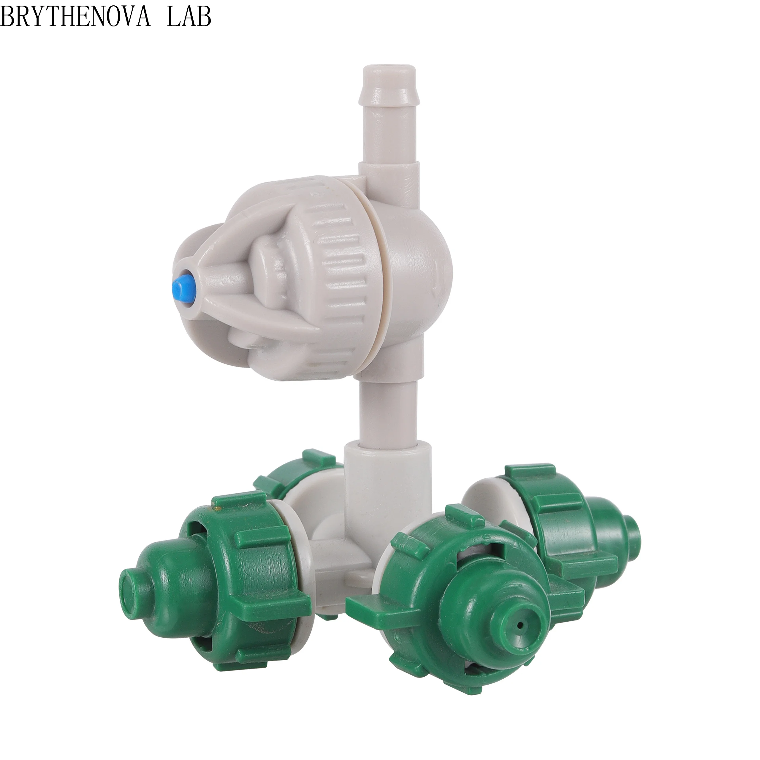 20 Pcs 4-Way Cross Misting Nozzle with 6mm to 4.5mm Barbed Drip Anti Connector Garden Farm Irrigation 4/7mm Hose Watering Kit