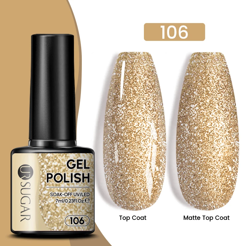 UR SUGAR 7ml グリッターUVジェルネイルポリッシュ グリッターシーケン