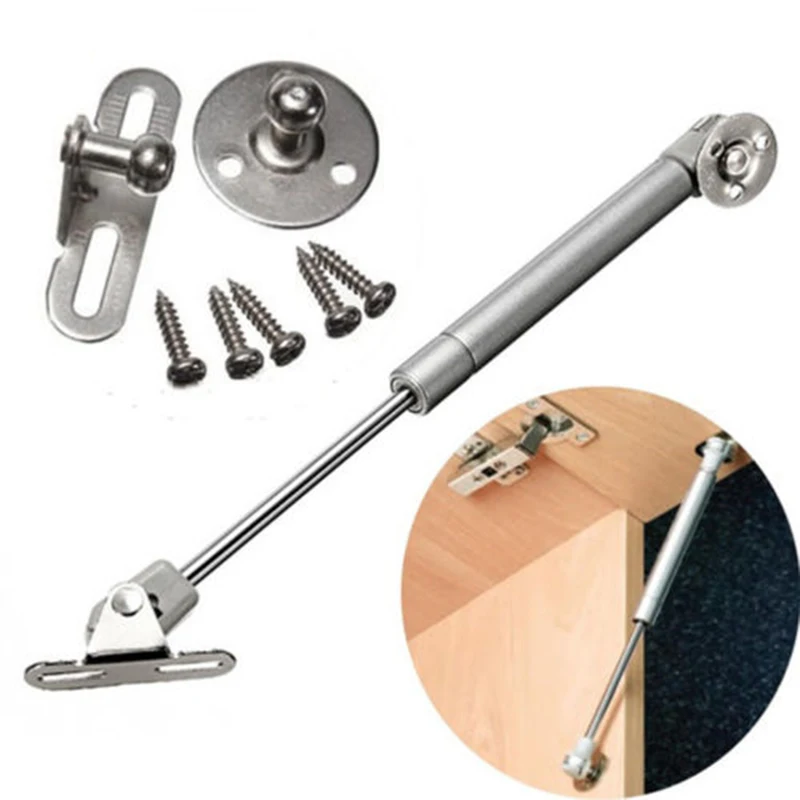 10pcs Hydraulic Gas Spring Stay Strut Furniture Kitchen Cabinet Door Panels Opening Lift Up Pneumatic Support Rod