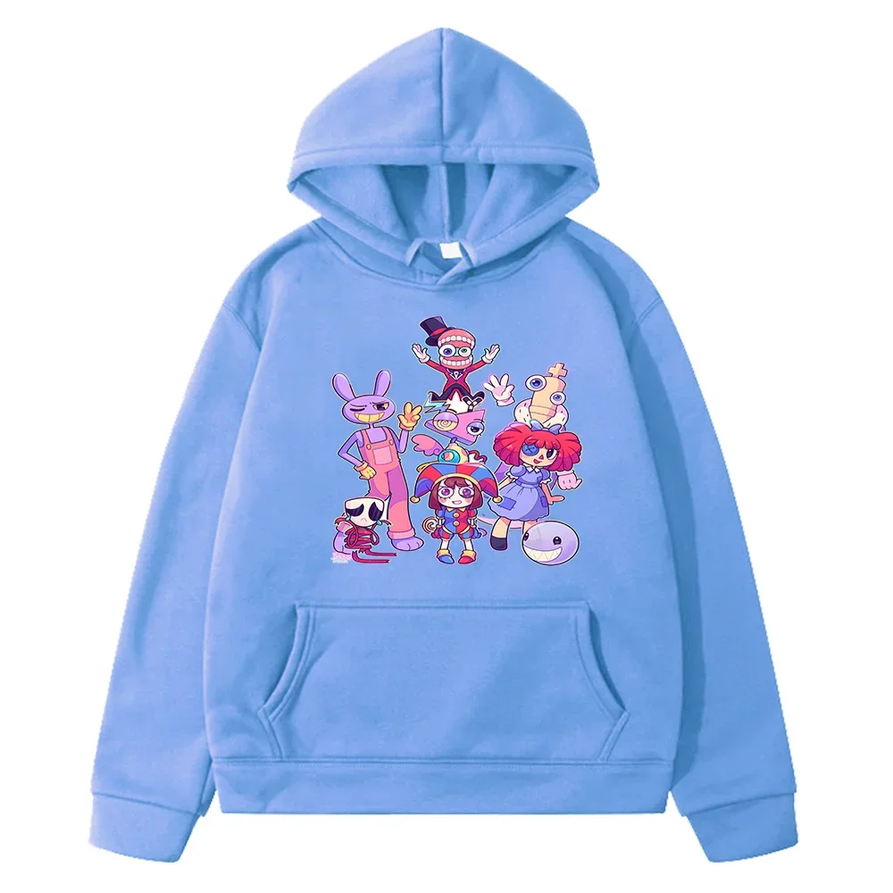 Hoodies Boys Girls The Amazing Digital Circus Pullovers Spring Fashion Clothes Kids Cartoon Long Sleeve Child Sweatshirts Tops