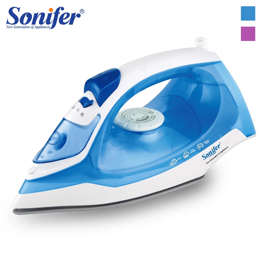 

Steam Iron For Clothes 2000W Household Fabric Ceramic Soleplate Electric Iron Ironing 250ml Fast-heat For Clothes Sonifer