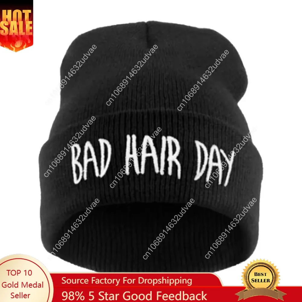 

Joyci Winter Unisex Funny Bad Hair Day Hip Pop Beanie Hat Women Men Ski
