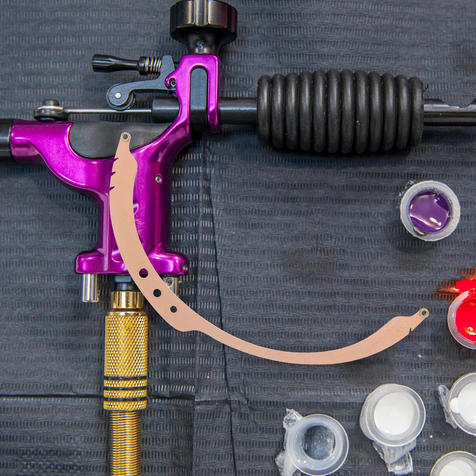 Silicone Beauty Ruler for Eyebrow Shaping Adjustable Stencil Tool with Precision Measurement Arch Line Guide for Tattooing and