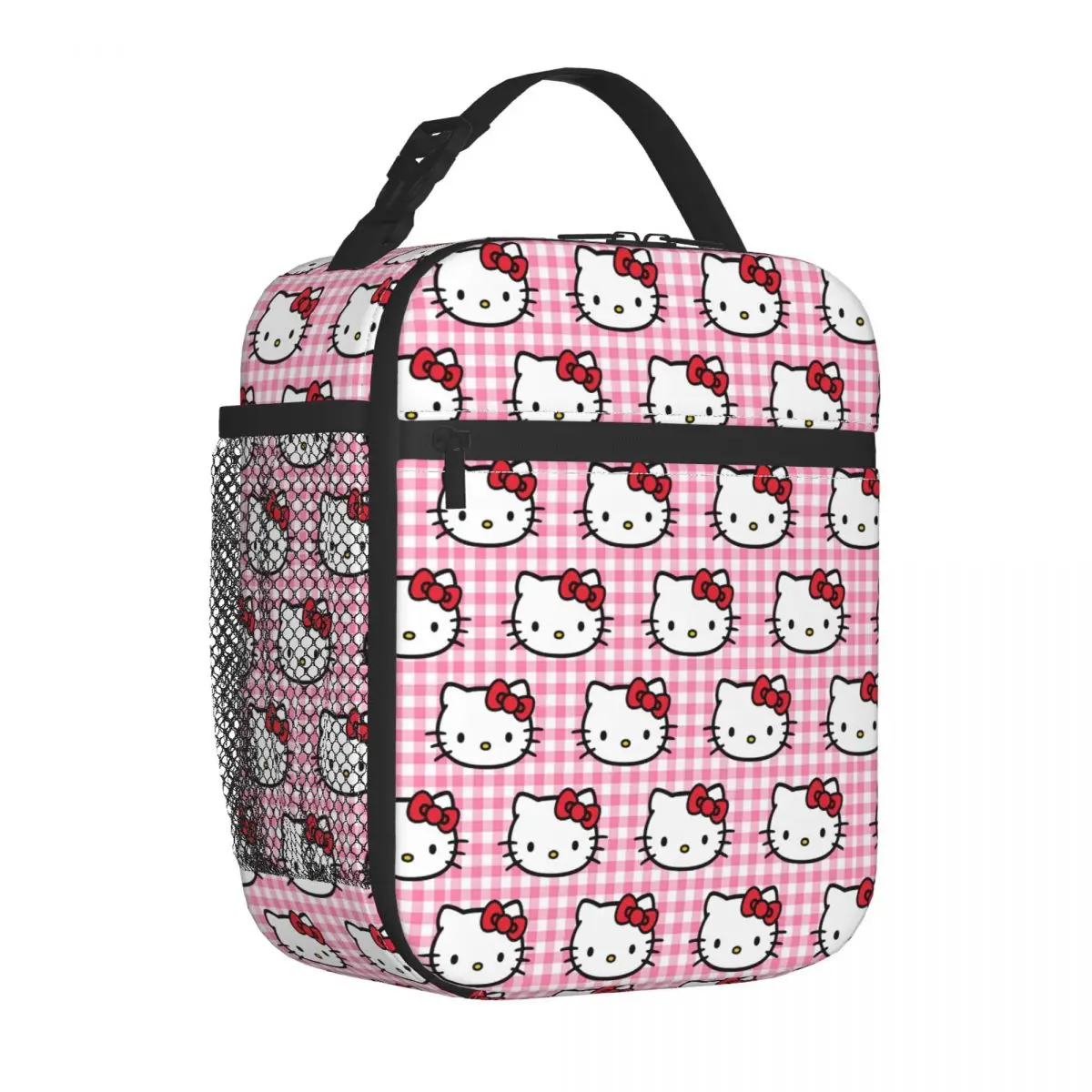 For Outdoor White Multifunction Cooler Hello Kitty Food Bags For Students School&Office Travel Storage Bags