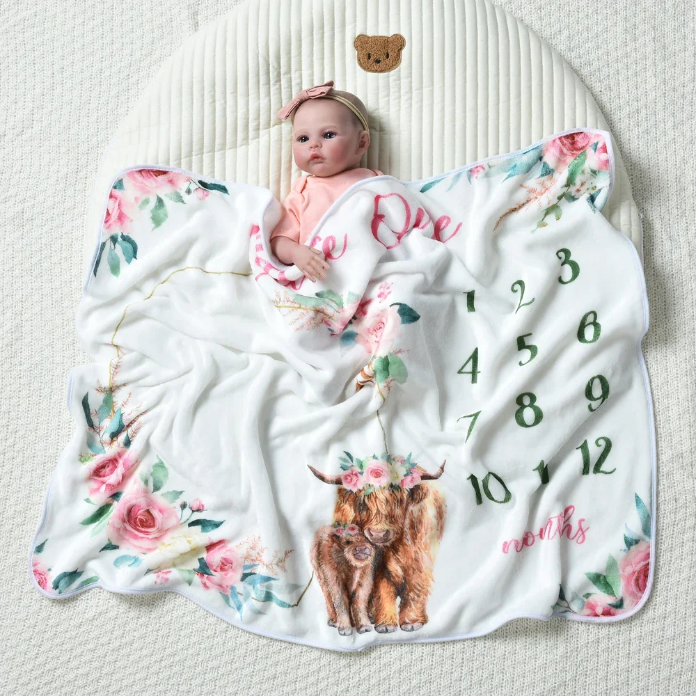 ผ้าห่มบันทึกพัฒนาการเด็กแรกเกิ - Baby Nursery Plants บทวิจารณ์และราคา