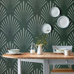 30cm - 70cm Stencil Wall For Painting Template Furniture Makers Decorative Decors Decor Paint Shell Fan Shape Geometric S110