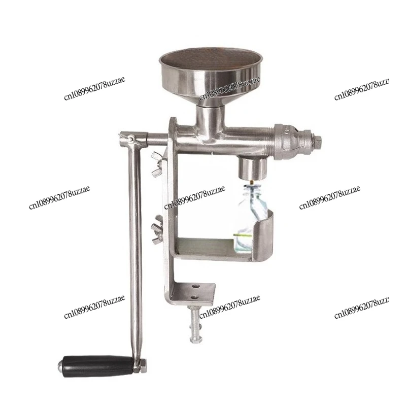 

Stainless steel hand crank household small micro oil press peanut oil olive oil