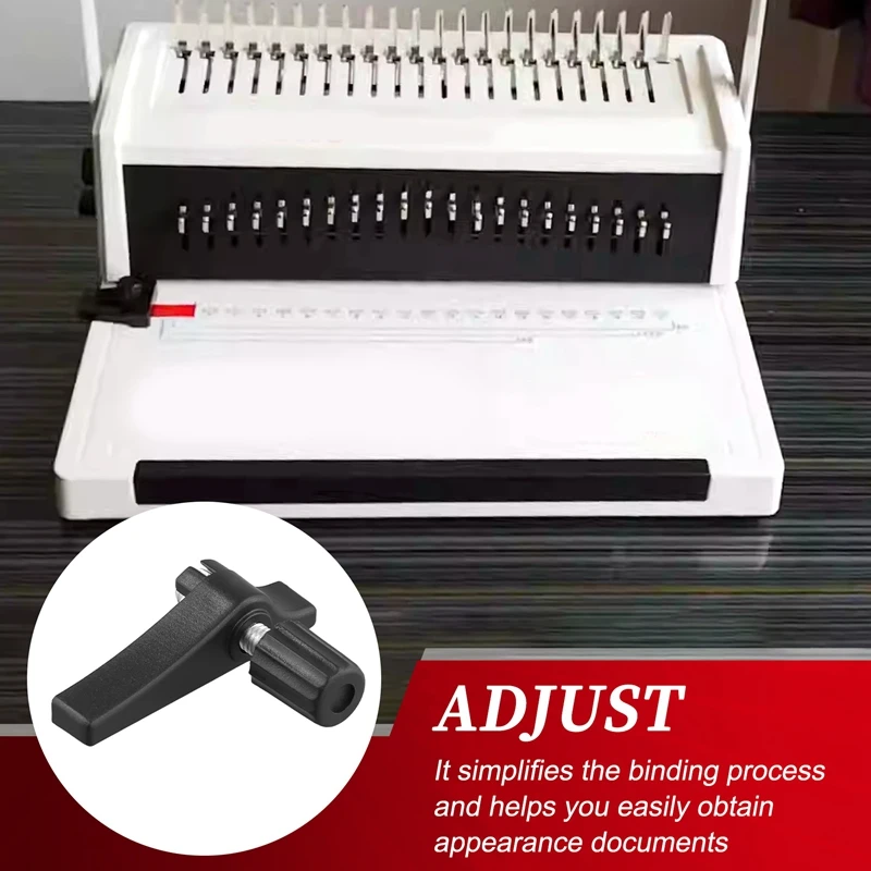 Wire Binding Machine Paper Stopper, Adjustable Side Margin Guide For Precise Alignment