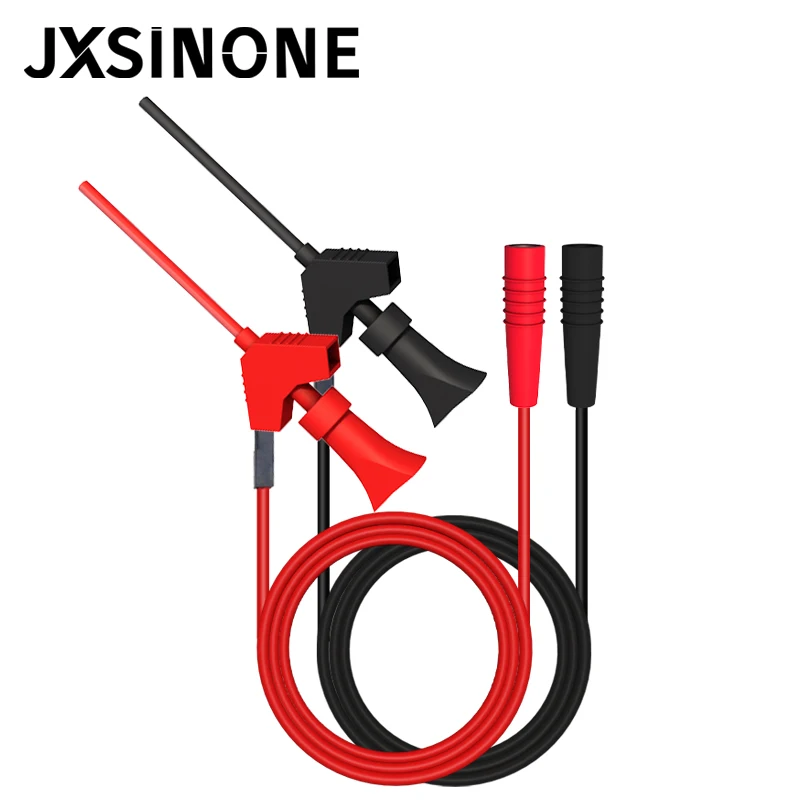 

JXSINONE P1511B 2mm Female Plug to Internal Spring Test Hook Probe AWG Test Lead Kit Can connect the Digital Multimeter Probe