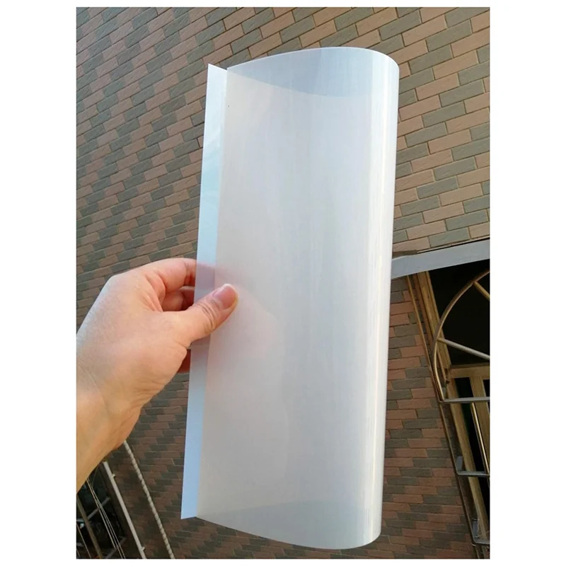 AA20-12 Sheets Mylar Sheet 12 X 12 Inch Milky Translucent PET Blank Stencil Making Sheet