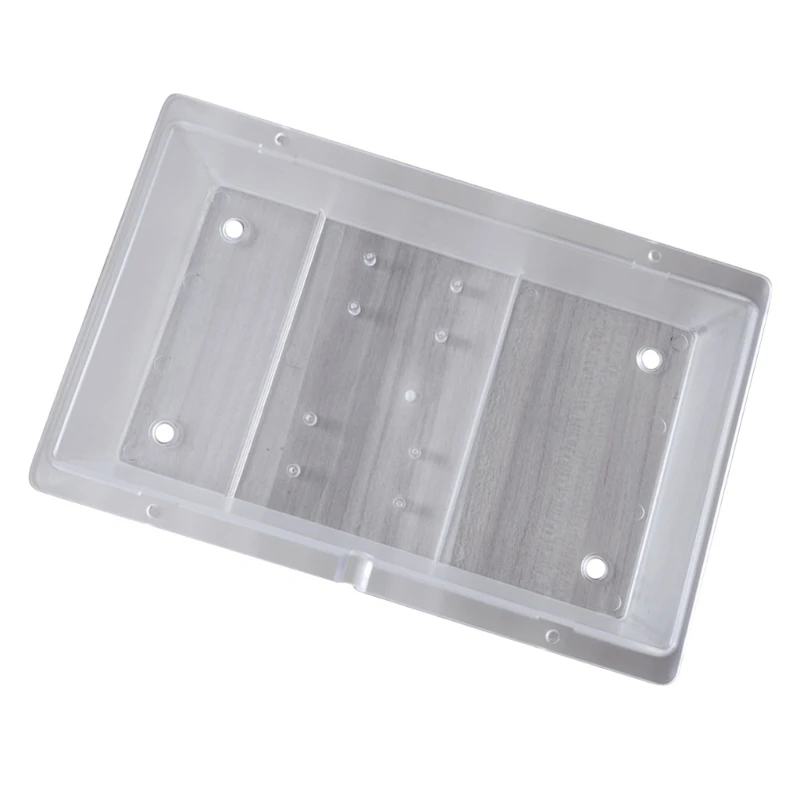 Y1UB Arcade Panel Housing Bottom Case Replacements for Arcade Game,Plastic Panel Case and Suction Cup Set