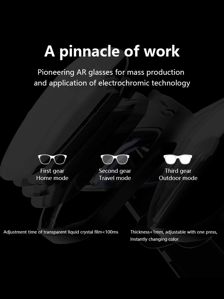 نظارات XREAL Nreal Air 2 Pro الذكية AR HD 130 بوصة شاشة عملاقة فضائية سينما خاصة محمولة عرض 1080 بكسل