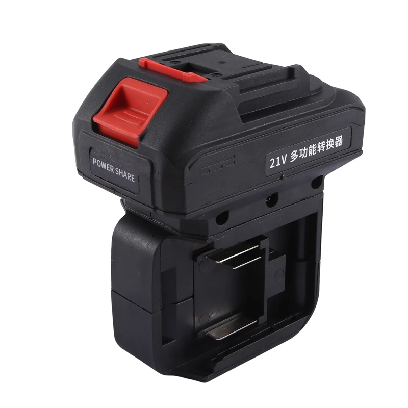 2 In 1 Power Tool Battery Adapter For Makita Electric Impact Drill Wrench Screwdriver Li-Ion Battery Converter