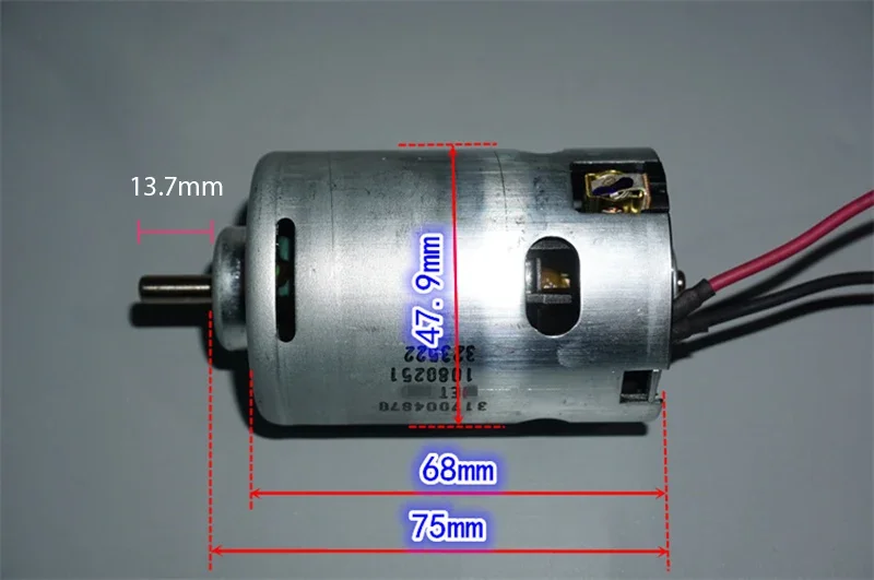 48MM Johnson 1080251 RS-887 8 b7wa DC Motor 12V 14.4V 18V 24000RPM motore di potenza ad alta velocità per Metabo Electric Saw Mower Grinder