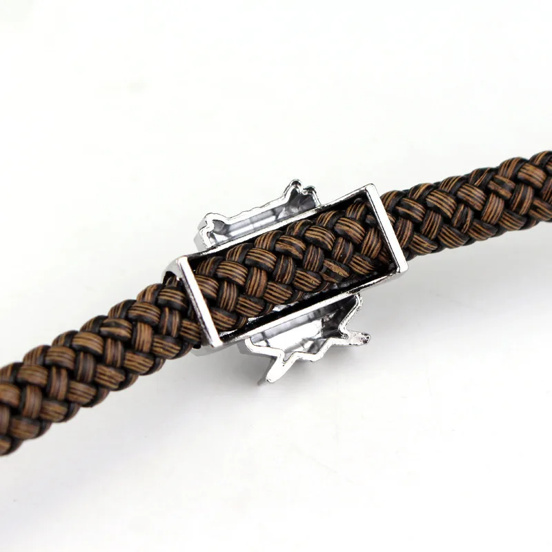 Anime Attack on Titan Figure Toys Action Figure Leather Rope Woven Bracelet Fans Cosplay Collection Jewelry Accessories Gift