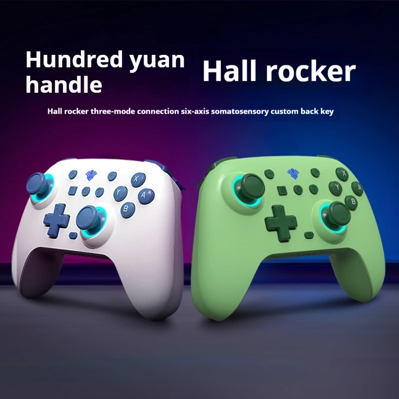

New Wind Chasing Plus Yu You Switch Controller Suitable For Pc Android Ios Glitter Switch Bluetooth Controller Rog Lighting Gift